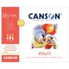Canson Acrylic akrylblock 33×41 cm,10 ark, 400 g/m²