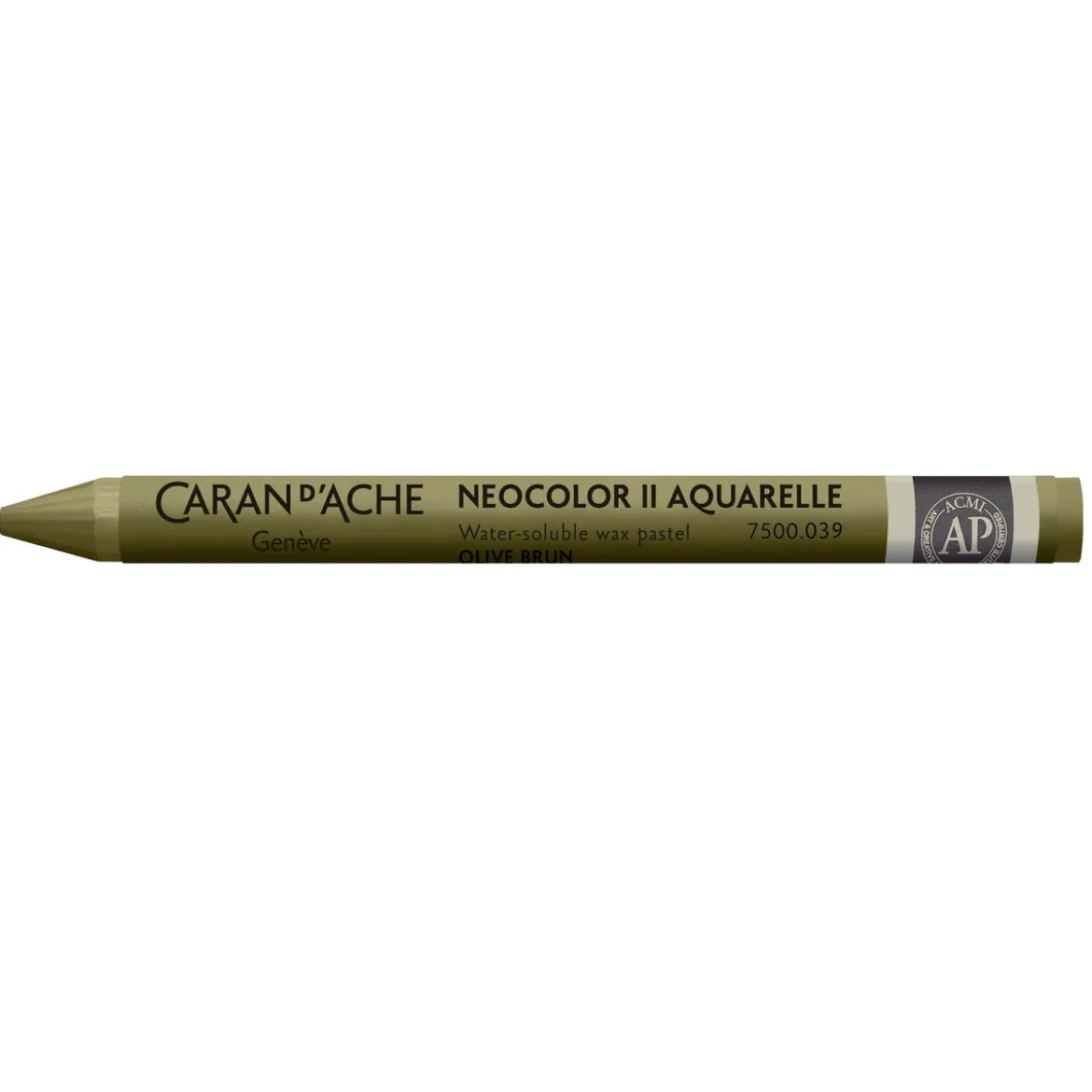 Caran d'Ache akvarellkrita Neocolor II 039 Olive Brown