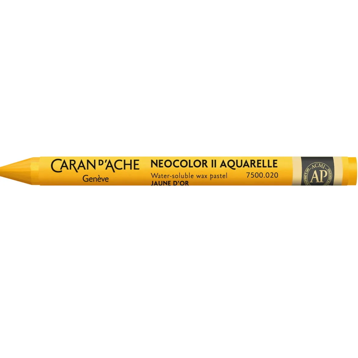 Caran d'Ache akvarellkrita Neocolor II 020 Golden Yellow