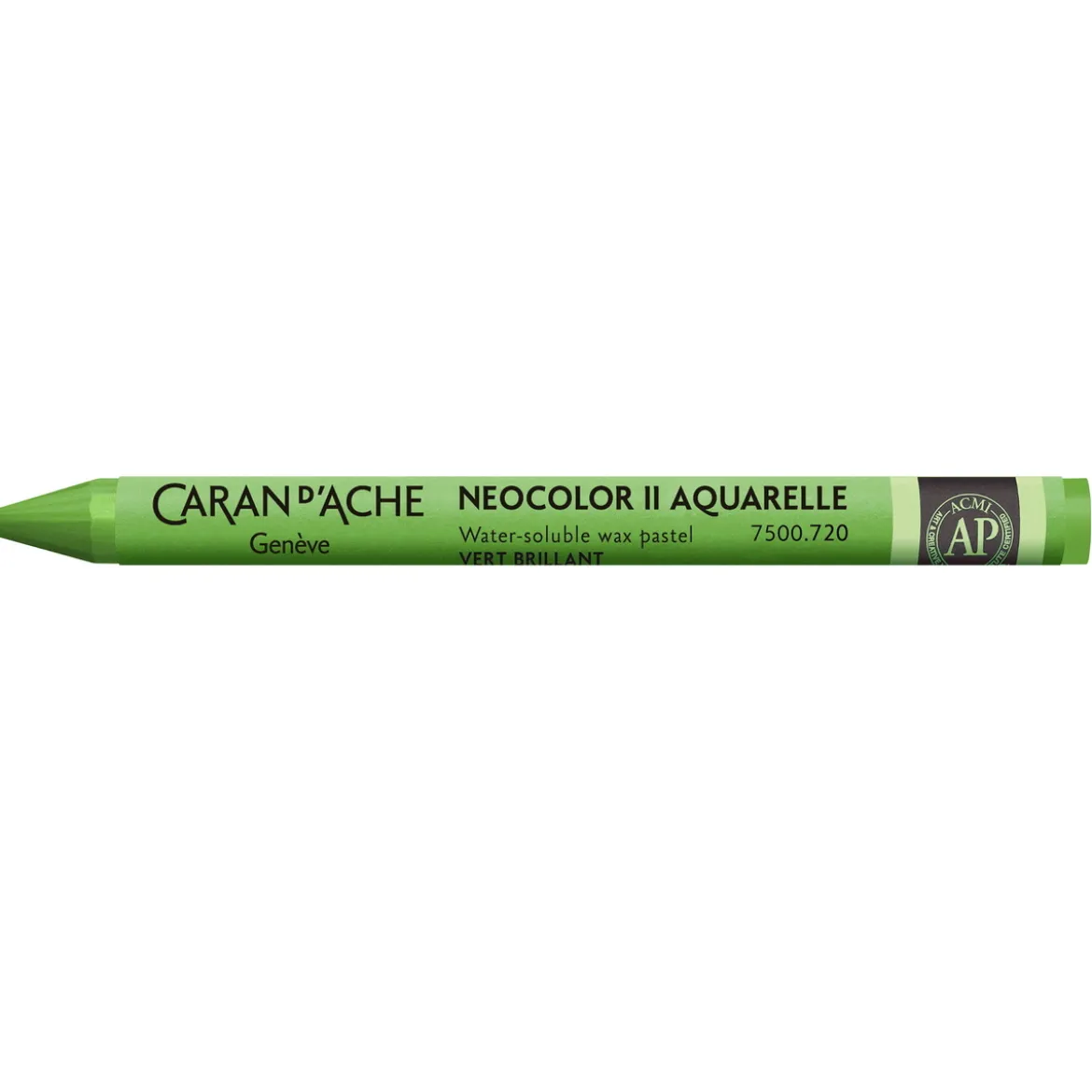 Caran d'Ache akvarellkrita Neocolor II 720 Bright Green