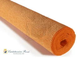 Cartotecnica Rossi kräppapper 610 – torkad apelsin, 180 g rulle (144 g/m²) à 50×250 cm