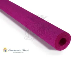 Cartotecnica Rossi kräppapper 376 – fuchsia, 90 g rulle (120 g/m²) à 50×150 cm
