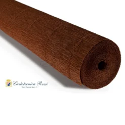 Cartotecnica Rossi kräppapper 568 – brun, 180 g rulle (144 g/m²) à 50×250 cm