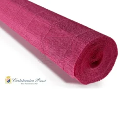 Cartotecnica Rossi kräppapper 547 – roströd, 180 g rulle (144 g/m²) à 50×250 cm