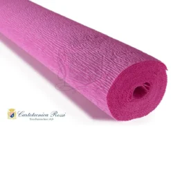 Cartotecnica Rossi kräppapper 550 – magenta, 180 g rulle (144 g/m²) à 50×250 cm