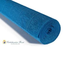 Cartotecnica Rossi kräppapper 556 – isblå, 180 g rulle (144 g/m²) à 50×250 cm