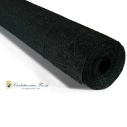 Cartotecnica Rossi kräppapper 390 – korallrosa, 90 g rulle (120 g/m²) à 50×150 cm