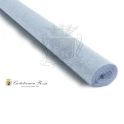 Cartotecnica Rossi kräppapper 393 – ljusblå, 90 g rulle (120 g/m²) à 50×150 cm