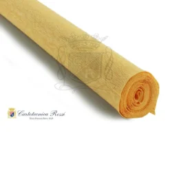 Cartotecnica Rossi kräppapper 386 – ljusgul, 90 g rulle (120 g/m²) à 50×150 cm
