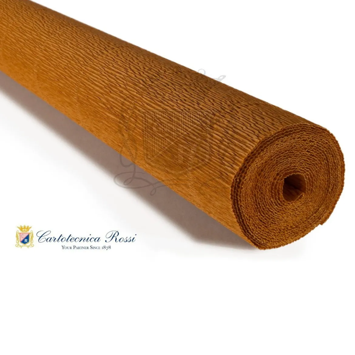 Cartotecnica Rossi kräppapper 565 – mellangrön, 180 g rulle (144 g/m²) à 50×250 cm