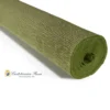 Cartotecnica Rossi kräppapper 562 – olivgrön, 180 g rulle (144 g/m²) à 50×250 cm