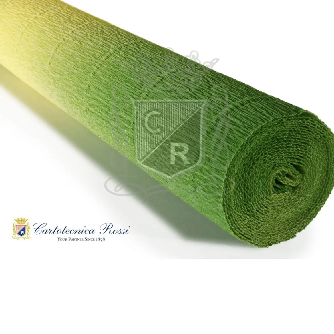 Cartotecnica Rossi kräppapper 615 – duvblå, 180 g rulle (144 g/m²) à 50×250 cm