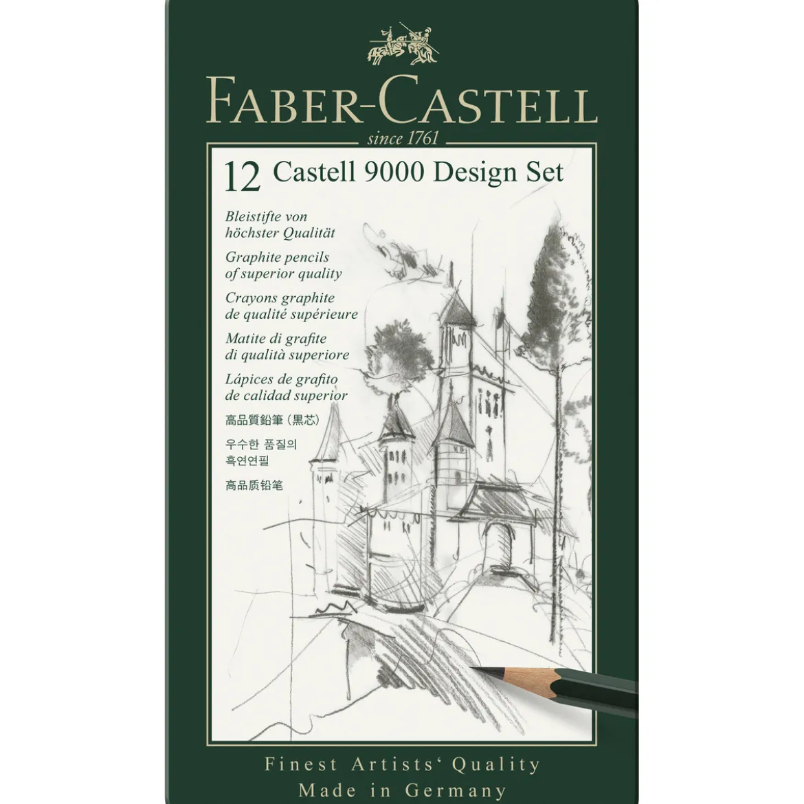Castell 9000 Design Set 12 st