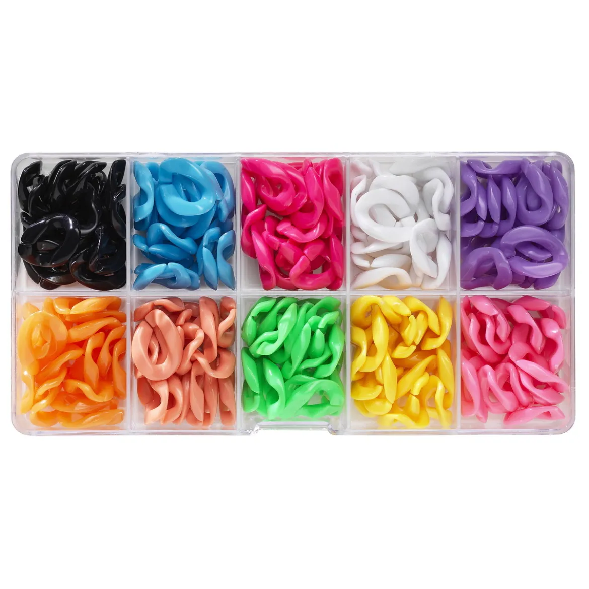 Chain links happy mix – 180 färgglada länkar för att skapa armband & halsband