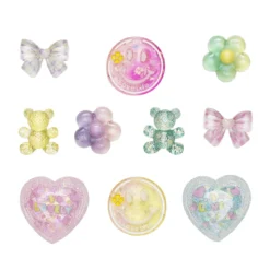 Charm Stickers Cute, 10 st. söta klistermärken med motiv av akryl!