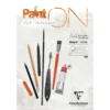 Clairefontaine Paint ON Multi Techniques block A4 (210×297 mm), 30 vita ark, 250 g/m²
