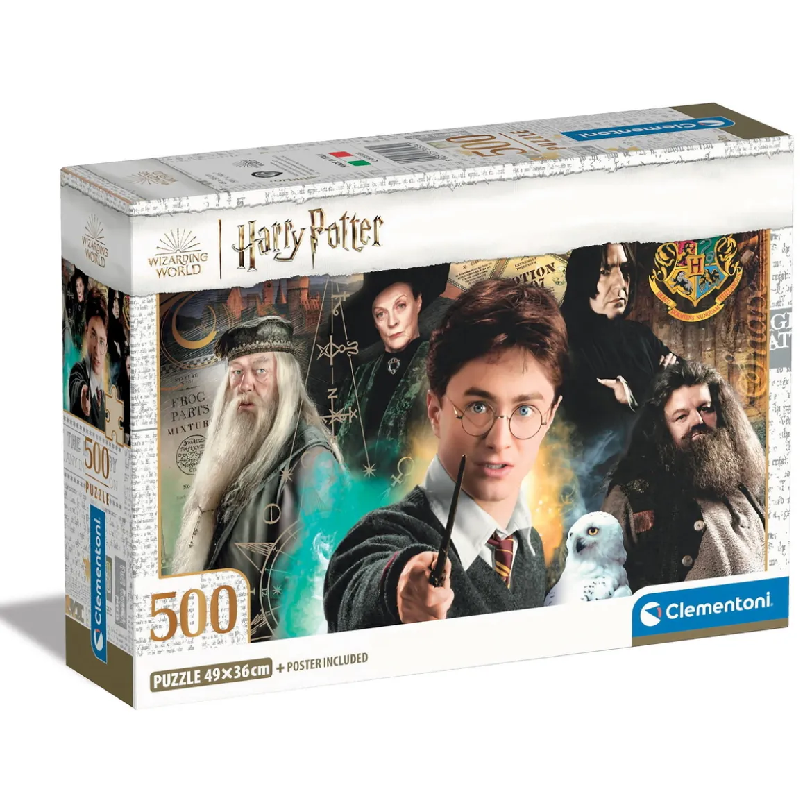 Clementoni pussel Harry Potter, 500 bitar, 49×36 cm