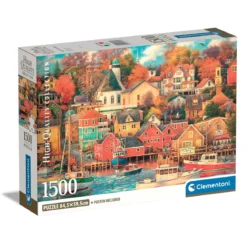 Clementoni pussel High Quality Collection – Good Times Harbor, 1500 bitar, 84×59,5 cm