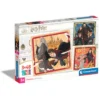 Clementoni pussel 3-in-1 – Harry Potter, 3×48 bitar, 3 pussel som blir 21×20,5 cm vardera