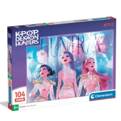 Clementoni pussel K-POP Demon hunters, 104 bitar, 48,5×33,5 cm