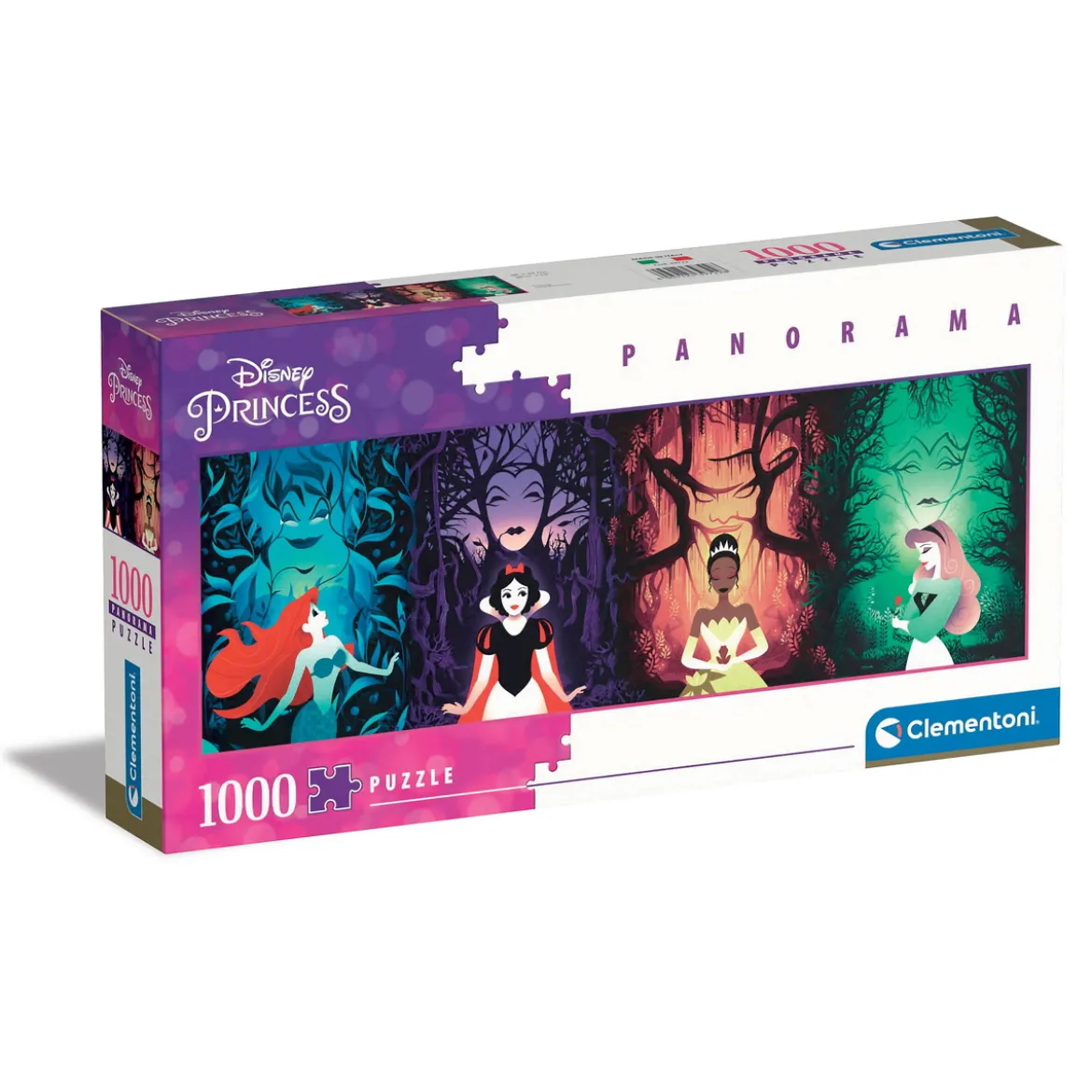 Clementoni pussel Panorama – Disney Princess 1000 bitar, 98×33 cm