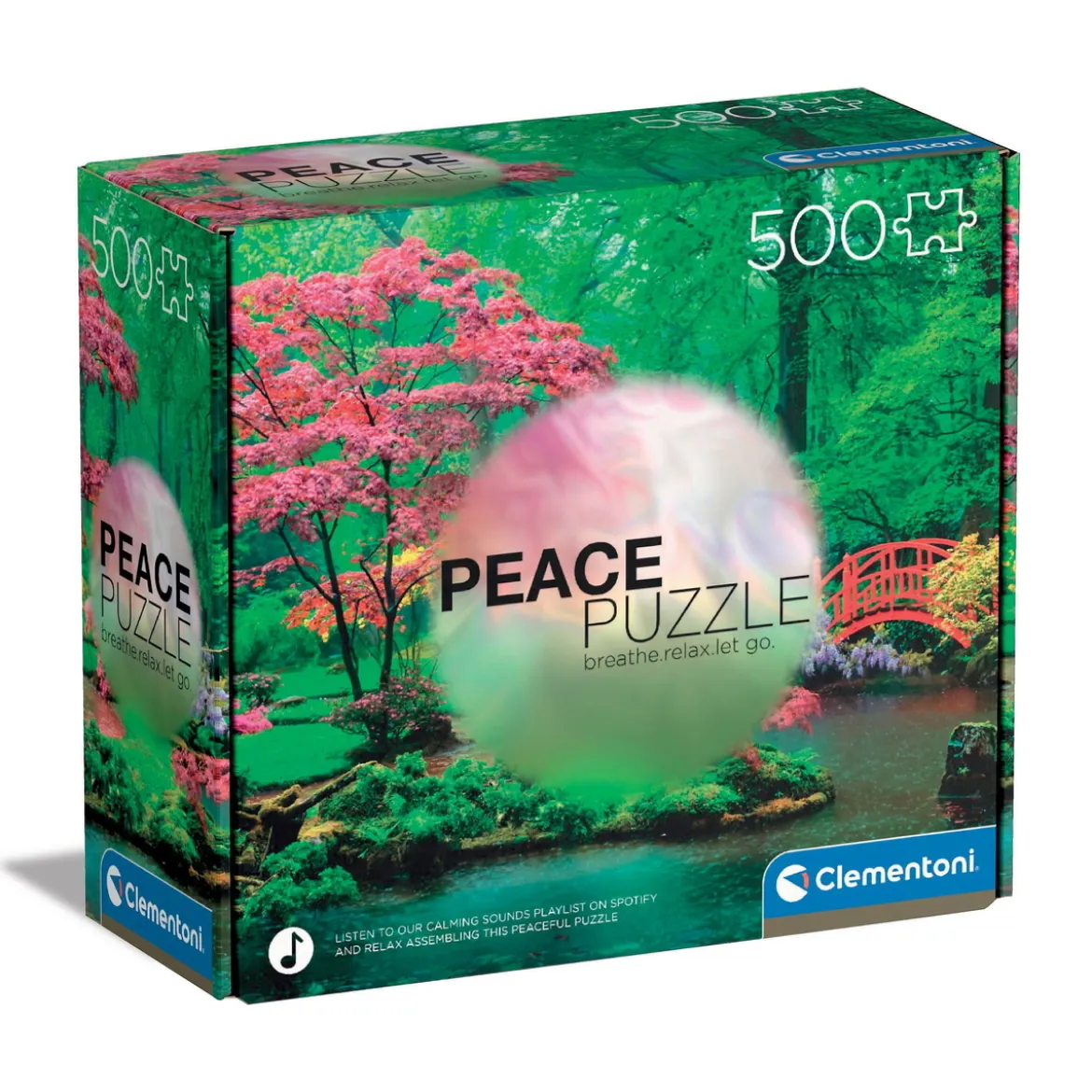Clementoni pussel Peace Puzzle – Raindrops Lullaby 500 bitar, 49×36 cm