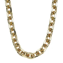 100 cm lång guldfärgad länkkedja för armband, halsband, örhängen m.m