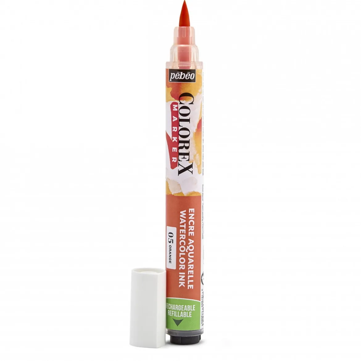 Colorex Marker Orange – marker med akvarellbläck och penselspets