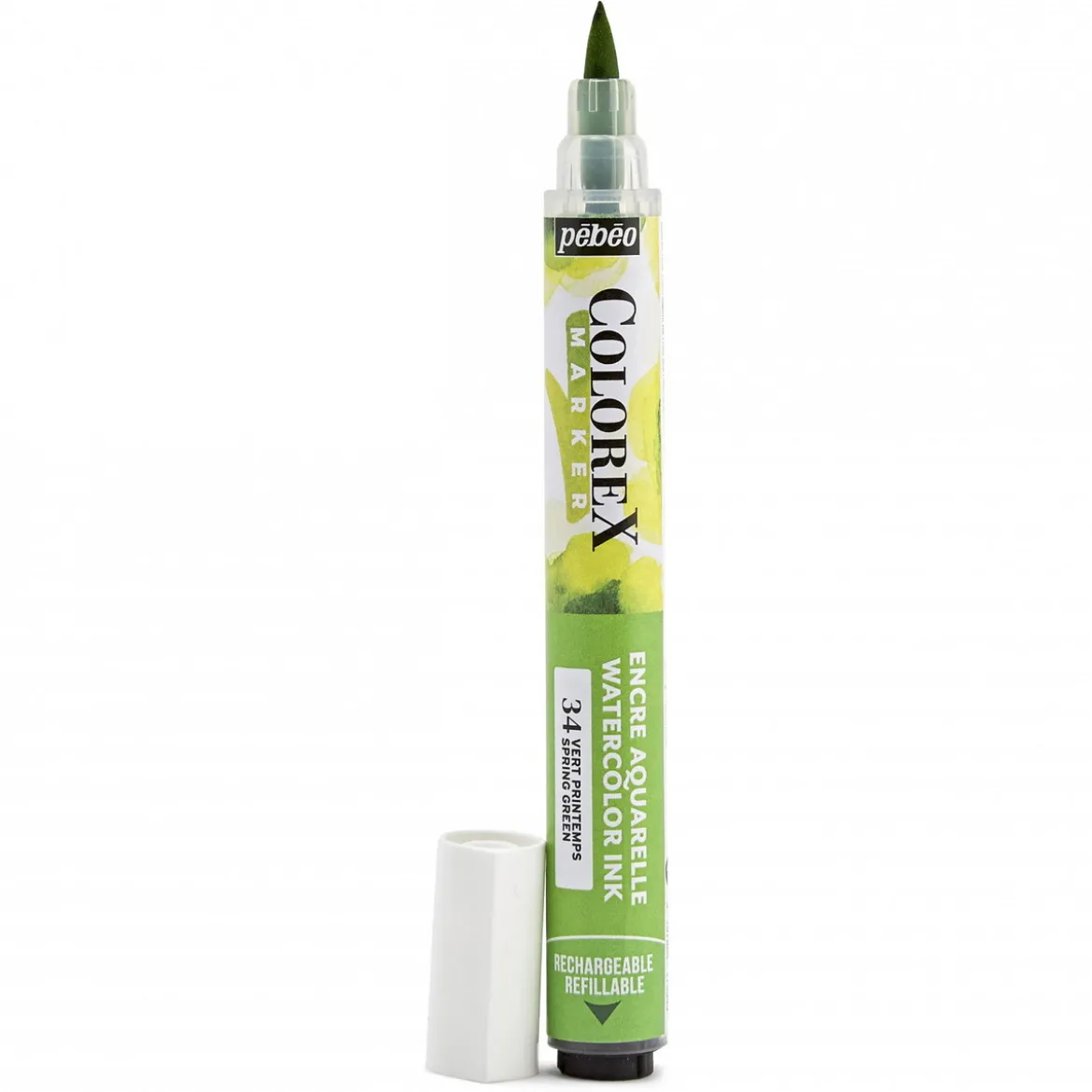 Colorex Marker Spring Green – marker med akvarellbläck och penselspets