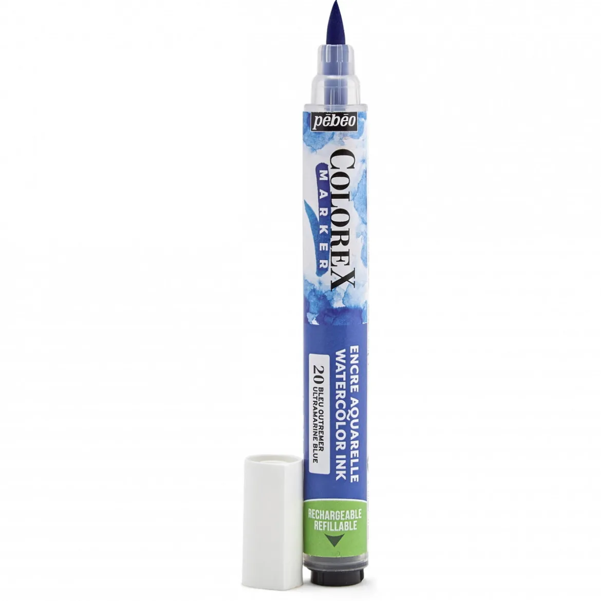 Colorex Marker Ultramarine Blue – marker med akvarellbläck och penselspets