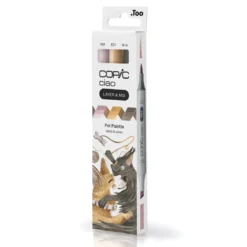 Copic Ciao markers med dubbelspets, 3-pack – Architect palette