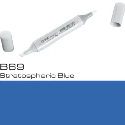 Copic Sketch B69 Stratos. Blue