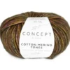 Cotton Merino Tones 50g olivgrönt & brunt