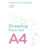 Creative Colors ritblock för barn A4 (210×297 mm) med 50 ark, 120 g/m²