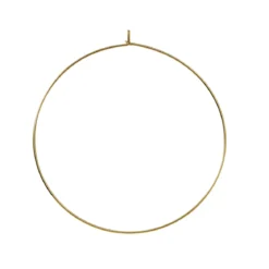 Creolringar Ø20 mm 5 par guldfärgade