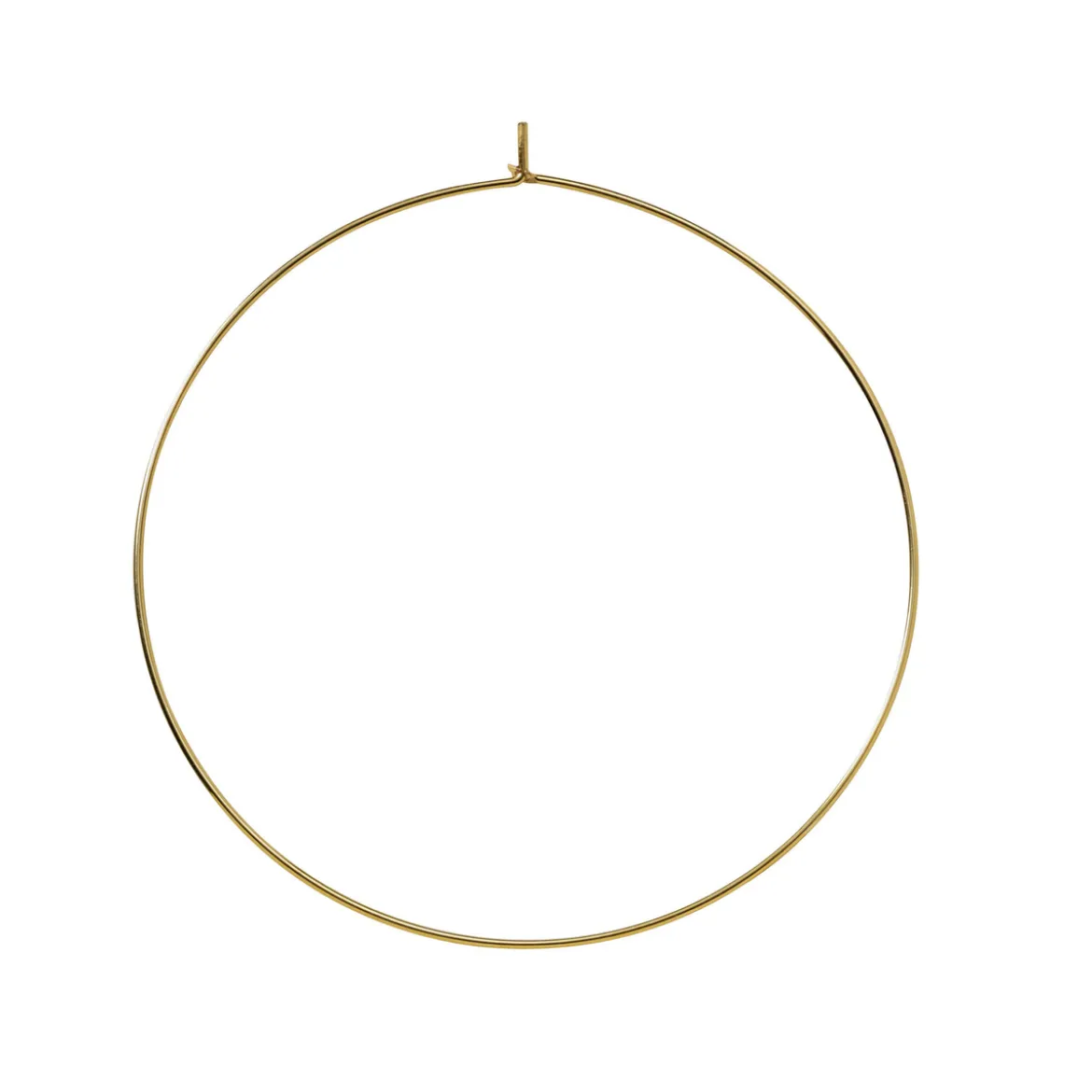 Creolringar Ø40 mm 5 par guldfärgade
