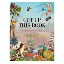 Cut up this book and create your own Wonderland, 128 sidor med motiv att klippa ut