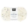 Dale Multi Popkorn från House of Yarn, 50 g vit – mångsidigt effektgarn