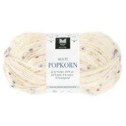 Dale Multi Popkorn från House of Yarn, 50 g ljusblå – mångsidigt effektgarn