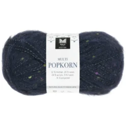 Dale Multi Popkorn från House of Yarn, 50 g ljusturkos – mångsidigt effektgarn