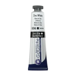 Daler-Rowney Aquafine Gouache 15 ml Zinc White 006
