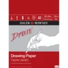 Daler-Rowney Drawing Paper ritblock A2 (420×594 mm), 50 ark, 160 g/m²