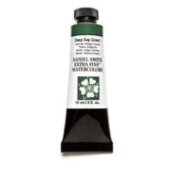 Daniel Smith akvarellfärg 15 ml Deep Sap Green