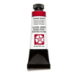 Daniel Smith akvarellfärg 15 ml Perylene Scarlet