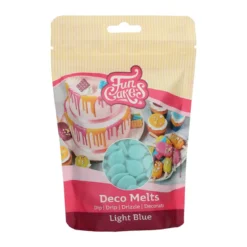 Deco Melts tårtdekoration 250g ljusblå