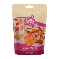 Deco Melts tårtdekoration 250g orange