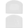 Degskrapor av plast 2-pack, 11,7×9,2 cm stora. Tjocklek 0,25 cm