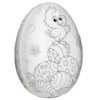 Delbart påskägg 15 cm kyckling