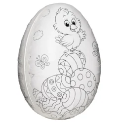 Delbart påskägg 15 cm kyckling