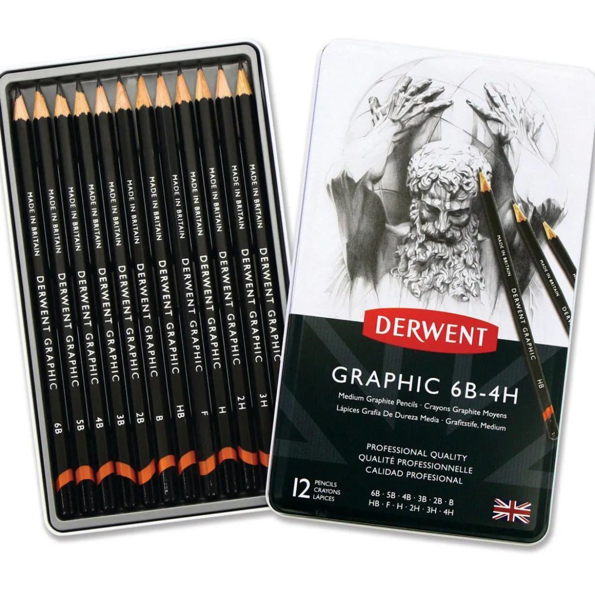 Derwent Graphic medium 12 st